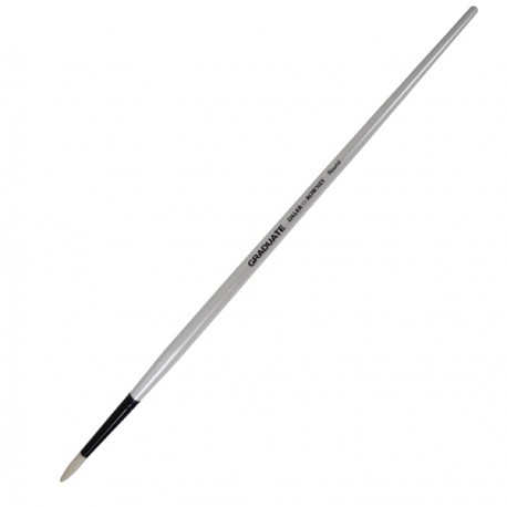 Pennello setola naturale Graduate - tondo lungo - manico lungo - n. 10 - Daler Rowney