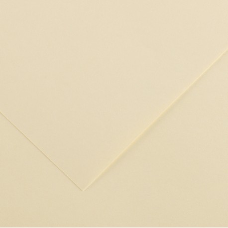 Foglio Colorline - 70x100 cm - 220 gr - crema - Canson