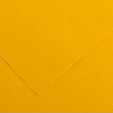 Foglio Colorline - 70x100 cm - 220 gr - giallo oro - Canson