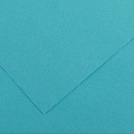 Foglio Colorline - 70x100 cm - 220 gr - blu turchese - Canson