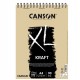 Album spiralato lato corto XL kraft - A4 - 90 gr - 60 fogli - Canson