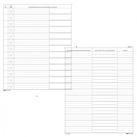 Registro cronologico - 31x24,5 - 14 pagine - Edipro
