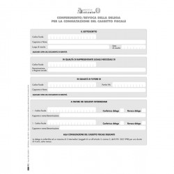 Modulo per conferimento revoca - cass. Fiscale - 29,7x21cm - Edipro