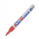 Marcatore permanente A 400 - a vernice - punta tonda - 2,3 mm - rosso - Artline
