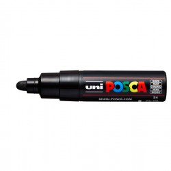 Marcatore a base d'acqua Uni Posca PC7M - punta tonda large 4,5 mm-5,5mm - nero - Uni mitsubishi