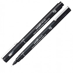 Pin fineliner - punta 0,03mm - nero - Uni Mitsubishi
