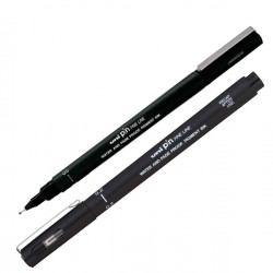 Pin fineliner - punta 0,2mm - nero - Uni Mitsubishi