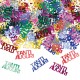 Coriandoli in plastica "Tanti Auguri" - 15 gr - Big Party