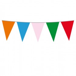 Festone bandiere - multicolor - 10mt - Big Party
