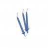 Candeline con supporto - H 8 cm - celeste - Big Party - conf. 12 pezzi