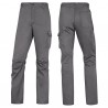 Pantalone da lavoro Panostrpa - sargia/poliestere/cotone/elastan - taglia XL - grigio/nero - Deltaplus