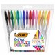 Penna sfera Cristal multicolor - punta 1,6 mm - colori assortiti - Bic - conf. 15 pezzi