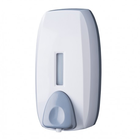 Dispenser sapone mousse Basica - 0,75 L - bianco/grigio - Medial