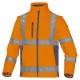 Giacca Softshell Moonlight 2 alta visibilità - poliestere - taglia L - arancio fluo - Deltaplus