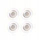 Magneti extraforti - diametro 3,2 cm - trasparente - Nobo - blister 4 pezzi