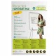 Blocchi per lavagna Earth - 65 x 98 cm - 20 fg - bianco - Bi-Office
