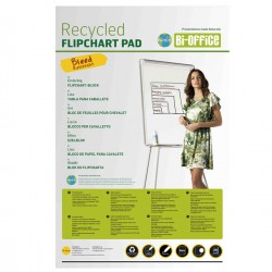 Blocchi per lavagna Earth - 65 x 98 cm - 20 fg - bianco - Bi-Office