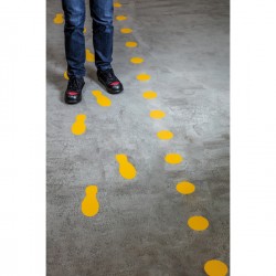 Adesivo da terra - "punto"- diametro 10 cm - Durable - conf. 10 pezzi