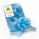 Nastri strip 6800 - in polipropilene - azzurro 06 - per fiocco autocomponibile - 31 mm - diametro 13 cm - Brizzolari - conf. 30 