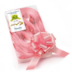 Nastri strip 6800 - in polipropilene - rosa baby 05 - per fiocco autocomponibile - 31 mm - diametro 13 cm - Brizzolari - conf. 3