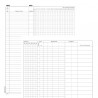Registro presenze mensili - 48 pagine - 31 x 24,5 cm - DU131301200 - Data Ufficio