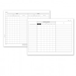 Registro carico/scarico suini - 23 pagine numerate - 31 x 24,5 cm - DU138311000 - Data ufficio