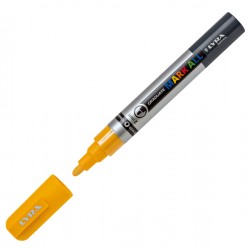 Marcatore a base d'acqua Graduate Mark All - punta tonda 2mm - giallo - Lyra