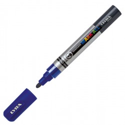 Marcatore a base d'acqua Graduate Mark All - punta tonda 2mm - blu - Lyra
