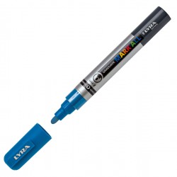 Marcatore a base d'acqua Graduate Mark All - punta tonda 2mm - azzurro - Lyra