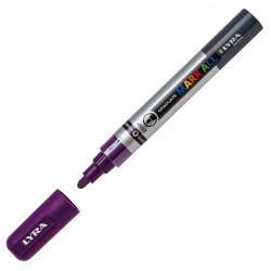 Marcatore a base d'acqua Graduate Mark All - punta tonda 2mm - viola - Lyra