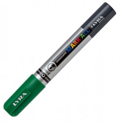 Marcatore a base d'acqua Graduate Mark All - punta tonda 2mm - verde prato - Lyra