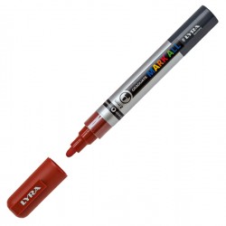 Marcatore a base d'acqua Graduate Mark All - punta tonda 2mm - marrone - Lyra