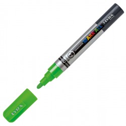 Marcatore a base d'acqua Graduate Mark All - punta tonda 2mm - verde fluo - Lyra