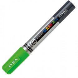 Marcatore a base d'acqua Graduate Mark All - punta tonda 2mm - verde fluo - Lyra