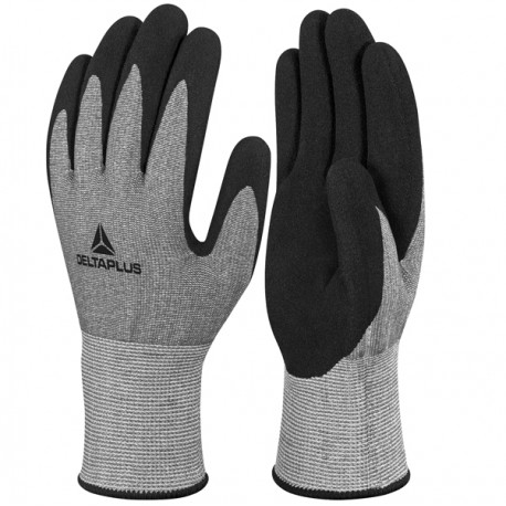 Guanti antitaglio Venicut F01- maglia Xtrem Cut - palmo in nitrile - taglia 08 - grigio - Deltaplus