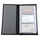 Portabiglietti da visita Professional - similpelle - nero - 12,5x23,5 cm - City Time