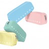 Bustina Monocromo - 80 x200 x 60 mm - silicone soft touch - colori assortiti pastel - Pigna
