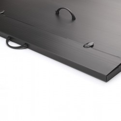 Valigetta Polionda Every Line Total Black - 36,5x56,5 cm - dorso 5,5 cm - Favorit