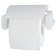 Portarotolo carta igienica ABS - 17 × 11,7 × 7 cm - bianco - Medial