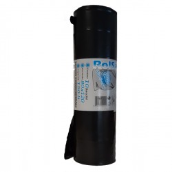 Sacchi - 80 x 120 cm - 130 L - 74 micron - nero - Rolsac - conf. 10 pezzi