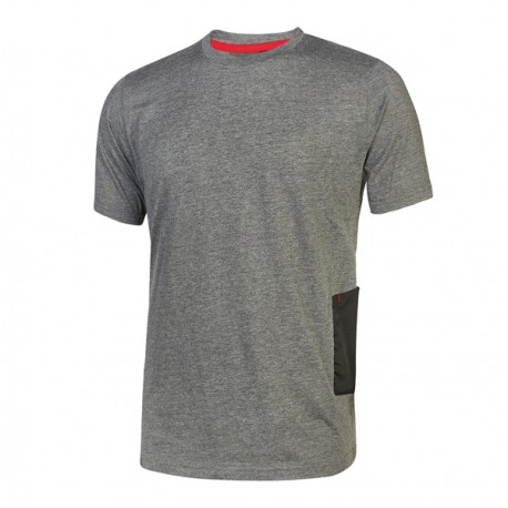 Magliette a maniche corte Road - taglia XL - grigio scuro - U-Power - conf. 3 pezzi