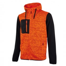 Felpa da lavoro Rainbow - taglia XL - arancione fluo - U-Power