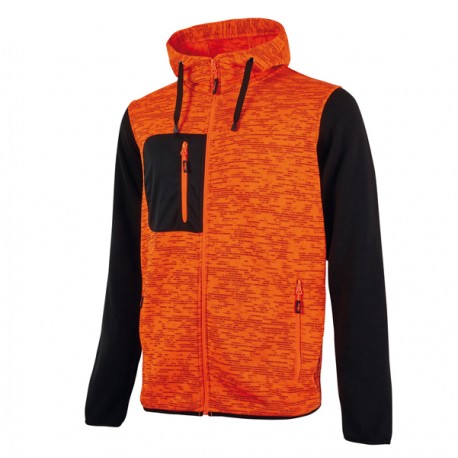 Felpa da lavoro Rainbow - taglia XXL - arancione fluo - U-Power