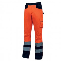 Pantalone invernale alta visibilità Beacon - arancio fluo - taglia M - U-Power