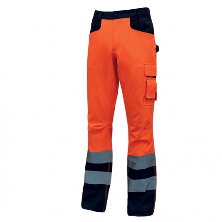 Pantalone invernale alta visibilità Beacon - arancio fluo - taglia L - U-Power