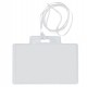 Portanome Pass 3EC - con cordoncino trasparente - 9,5 x 6 cm - PVC - Sei Rota - conf. 10 pezzi