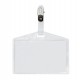 Portanome Pass 3P - clip in metallo - senza cartoncino - 9,5 x 6 cm - PP - buccia - Sei Rota - conf. 10 pezzi