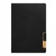 Portamenù Nature - 1 inserto doppio - A5 - 24,9 x 17,5 cm - nero - Securit