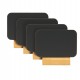 Mini lavagne segnaposto - 7,5 x 9 cm - Securit - set 4 pezzi