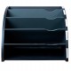 Classificatore ergonomico The Corner - 5 scomparti - nero - Exacompta